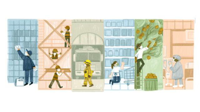 Día del Trabajador: Google celebra el 1 de mayo con un doodle en homenaje a los trabajadores.