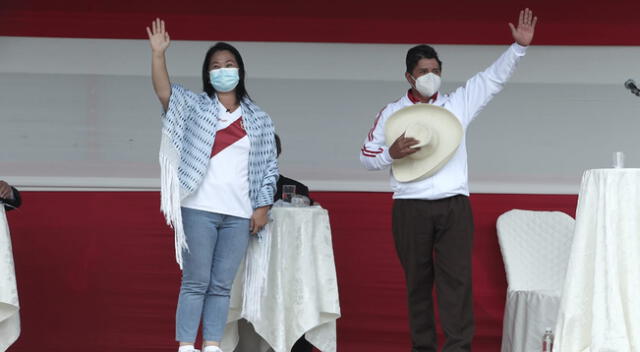 Pedro Castillo y Keiko Fujimori se medirán en balotaje en la segunda vuelta, estipulada para el 6 de junio.