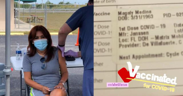Magaly Medina se vacunó contra el COVID-19.