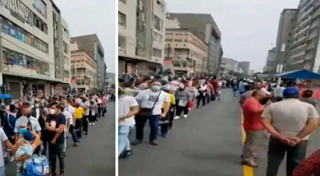 Hasta el momento las autoridades vienen haciendo lo posible para contener el orden en la zona y no se convierta en un foco de infección de la COVID-19.
