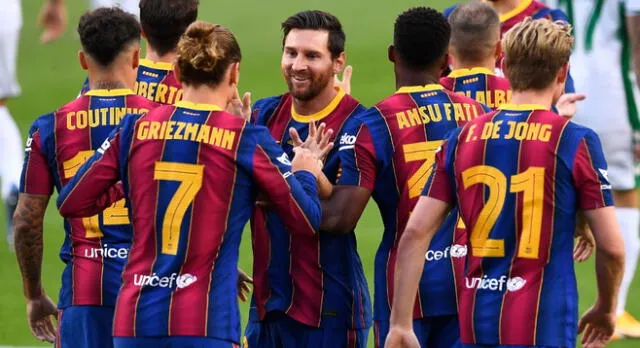 Barcelona confía en Messi para alcanzar el título de la Liga.