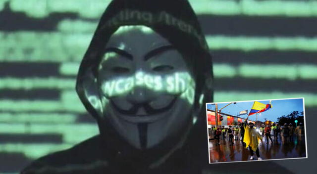 Anonymous publicó video contra el Gobierno de Colombia.