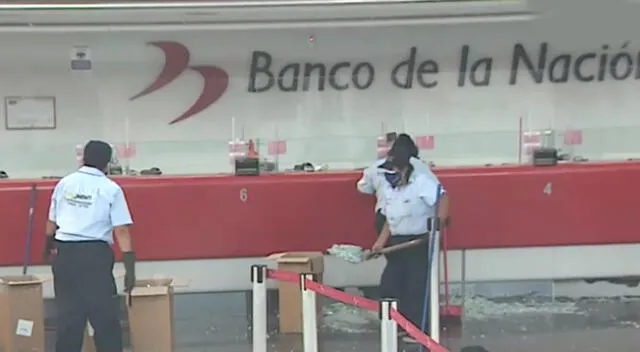 Caída de vidrio en Banco de la Nación dejó a una familia de luto.