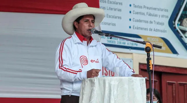 Pedro Castillo, candidato a la presidencia de la República.