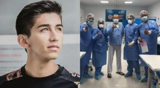 Daniel Lazo se mostró emocionado después de que su padre lograr superar la COVID-19 tras estar 31 días internado en un hospital de Ayacucho.