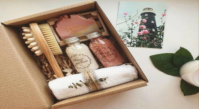 Un mini spa en casa con productos especiales.