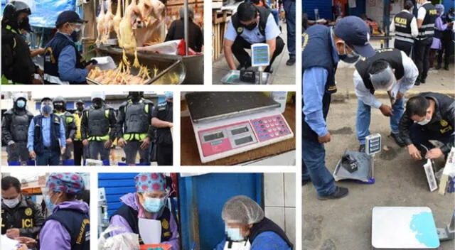 El Ministerio Público de Lima Sur y la policía incautaron balanzas que robaban peso en Chorrillos