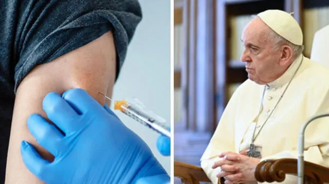 Papa Francisco apoya anular patentes de vacunas contra el coronavirus: “Acceso universal”