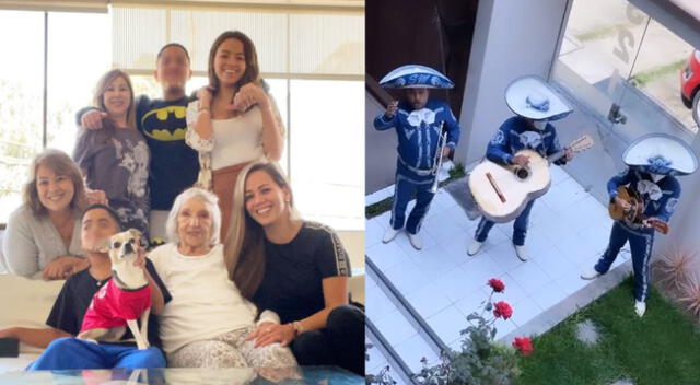 Melissa Klug sorprende con mariachis a su mami y abuela: “Te amo con todo mi ser” [VIDEO]