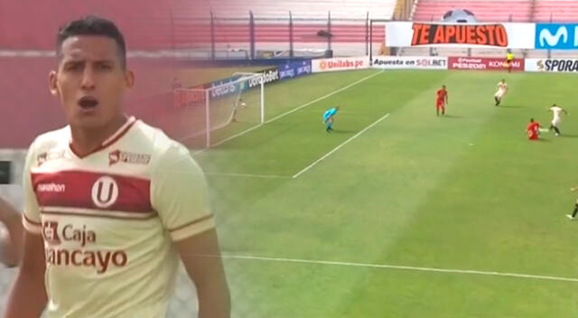 Alex Valera puso el 1-0 para la U contra Cienciano.