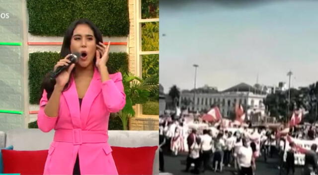 Melissa Paredes y sus compañeras de América Hoy se indignaron al ver las imágenes de los mítines de Pedro Castillo y Keiko Fujimori con sus simpatizantes.