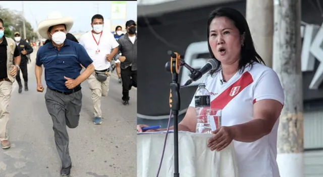 Keiko Fujimori reta a Pedro Castillo a debatir en Chorrillos