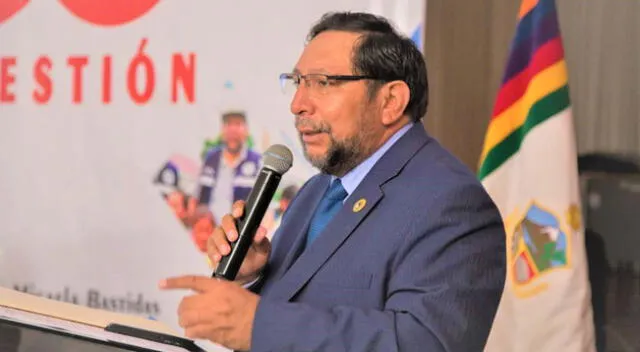 Gobernador regional Baltazar Lantarón dio positivo a coronavirus