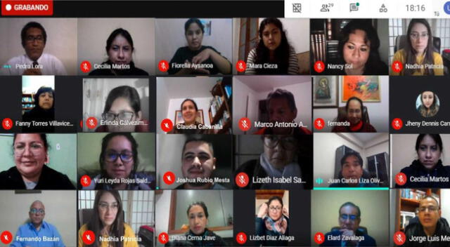 Dictan a los jueces y personal judicial curso virtual de lengua de Señas Peruana