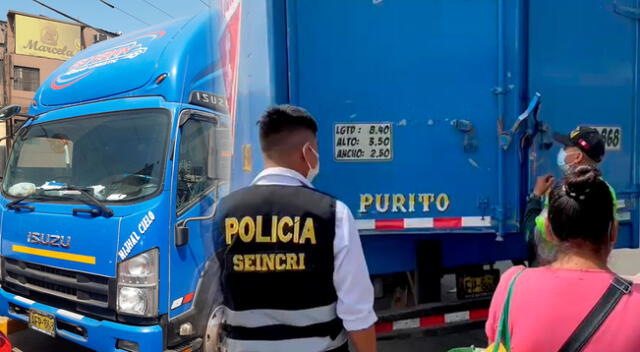 PNP recuperó camión robado en Cañete