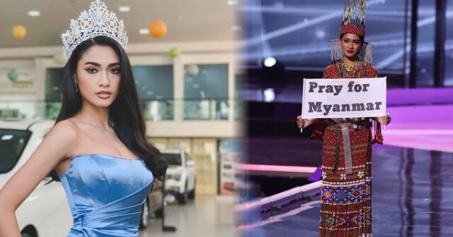 Miss Birmania podría ir a la cárcel por su mensaje en el Miss Universo