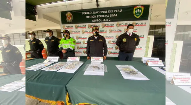 Policías detienen a organización delincuencial en Chorrilos.