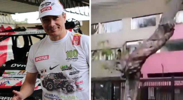 Aníbal Aliaga, campeón mundial de motonáutica, denuncia a mafia por apoderarse de su inmueble.