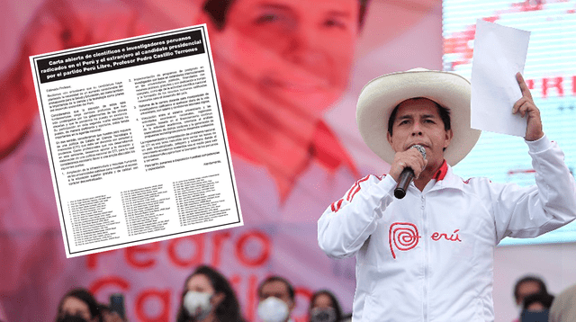 Más de 50 científicos e investigadores peruanos envían carta abierta al candidato presidencial Pedro Castillo
