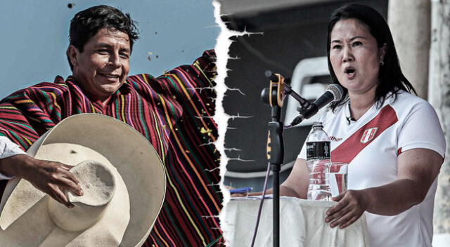 Pedro Castillo incrementó su ventaja frente a Keiko Fujimori, según la última encuesta del IEP.