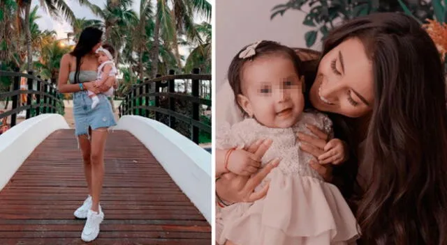 Samahara Lobatón feliz con el crecimiento de su hija Xianna.