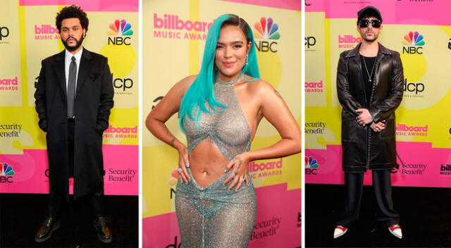 Las celebridades lucieron sus look en la alfombra roja de los Billboard Music Awards.