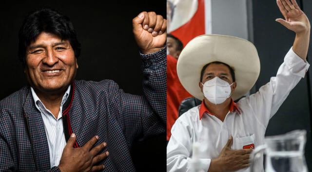 Evo Morales envió su apoyo a Pedro Castillo