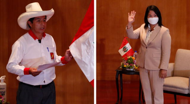 Debate presidencial entre Pedro Castillo y Keiko Fujimori