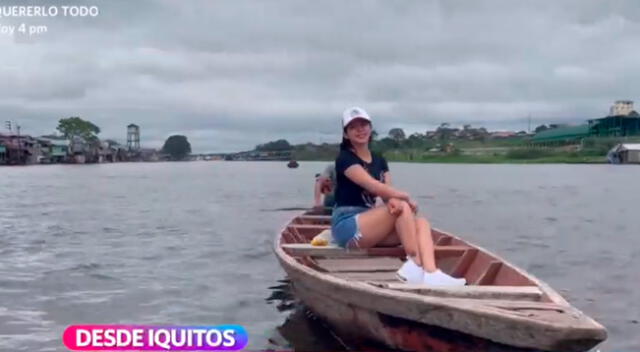 La líder de Explosión de Iquitos, Linda Caba, esta vez se fue a recorrer los ríos de Itaya y el cruce de Nanay y Amazonas.