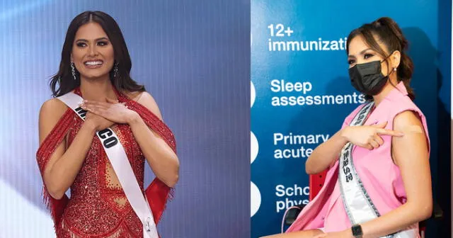 Andrea Meza, Miss Universo 2021, se vacuna contra el COVID-19 [VIDEO]