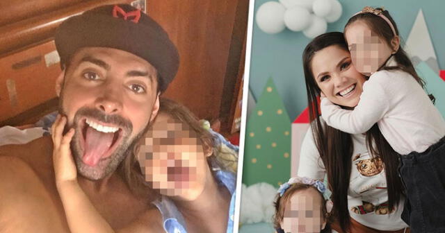 Sebastián Lizarzaburu engríe a las dos hijas de Andrea San Martín