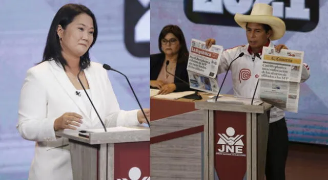 Conoce todos los detalles del debate presidencial entre los candidatos Pedro Castillo y Keiko Fujimori