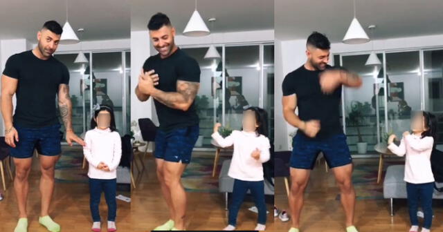 Sebastián Lizarzaburu comparte divertido video en TikTok junto a su hija
