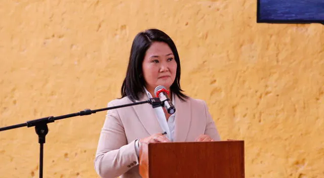 Keiko Fujimori realizó un acto proselitista en Arequipa
