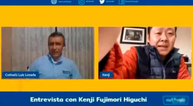 Kenji Fujimori se retiró de la entrevista de forma repentina.