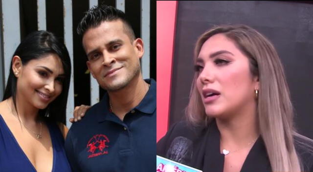 Pamela Franco aseguró que Christian Domínguez debería haber aclarado las cosas con Isabel Acevedo en su momento y no ahora.
