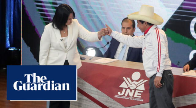 Perú elige entre Pedro Castillo y Keiko Fujimori este domingo y medios extranjeros se pronuncian.