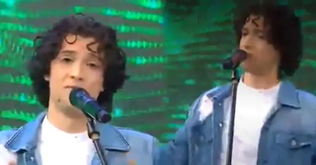 El hijo de Guillermo Dávila, Vasco Madueño, se olvidó la letra debido al nerviosismo, pero logró mostrar su talento musical en Magaly TV La Firme.
