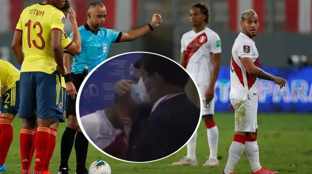 Miguel Trauco: así fue el desconsolado llanto del jugador tras ser expulsado en el Perú -Colombia.