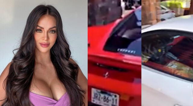 Sheyla Rojas dio inicio a una investigación tras lucirse con autos de lujo de dudosa procedencia en sus redes sociales, según policía mexicana.