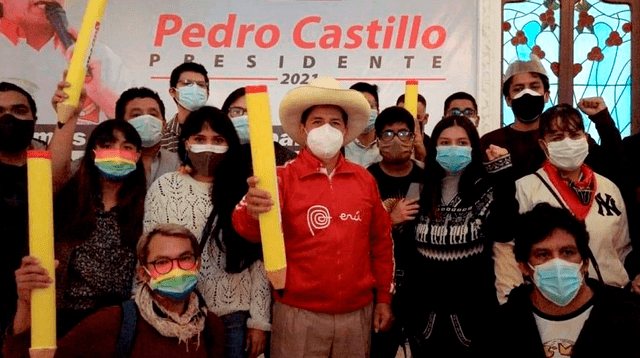 Pedro Castillo se reunió con jóvenes ambientalistas, feministas, LGTBI y más.