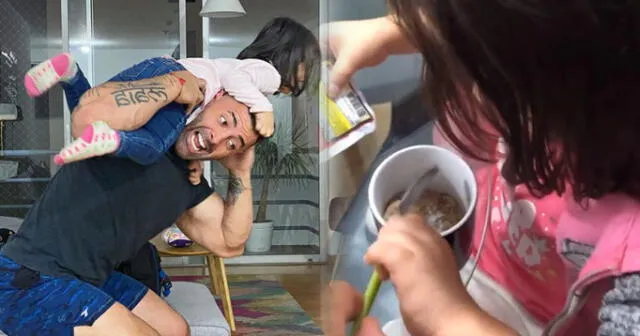 Sebastián Lizarzaburu comparte tierno video preparando un postre junto a su hija [VIDEO]