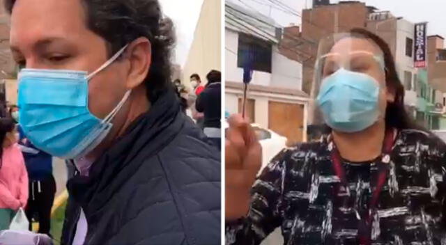 Daniel Salaverry fue increpado por ciudadana cuando salía de su local de votación en Trujillo.
