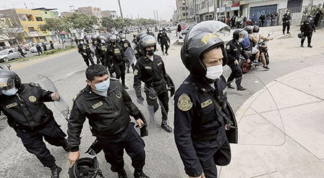 Más de 100 personas han sido detenidas en las primeras horas, según informó la PNP