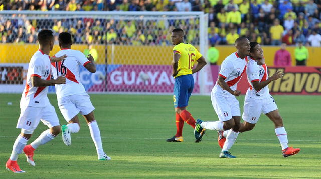 Edison Flores anotó un gol en la victoria 2-1 a Ecuador en Quito.