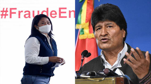 Evo Morales tras denuncia de Keiko Fujimori por indicios de fraude: “Desconocen voto del pueblo”.