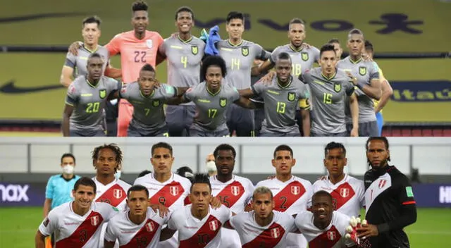 Perú y Ecuador chocan en duelo de infarto por las Eliminatorias Qatar 2022.