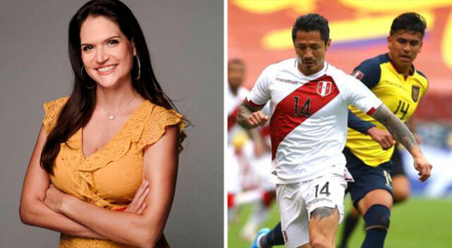Lorena Álvarez festejó en Twitter la victoria de Perú.