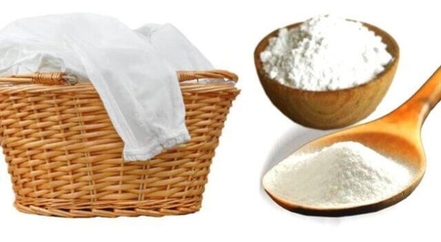 El bicarbonato de sodio es útil para todo lo que sea limpieza, más aun en la ropa blanca.