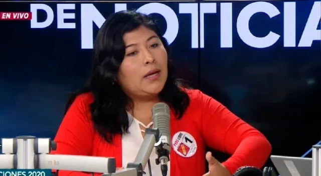 Betsy Chávez es virtual congresista de la República por Perú Libre.